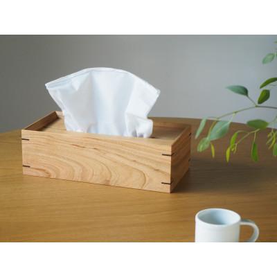 ふるさと納税 川越市 【UMEBACHI FURNITURE】 数量限定　木のティッシュケース　国産広葉樹使用　手仕事
