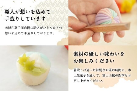 和菓子 【先行予約】父の日 ギフト 上生菓子 12個セット 贈答用 箱入り【2026年6月10日発送予定】富士夢和菓子 スイーツ