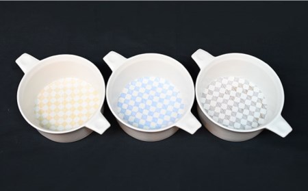 【波佐見焼】オーブンウェア グラタン皿 丸形グラタン鉢 3点セット 耐熱食器 オーブン可 食器 皿 【協立陶器】 [TC67] 波佐見焼