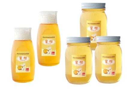 M451　蜜柑蜂蜜　５００ｇ×２本　６００ｇ×３瓶