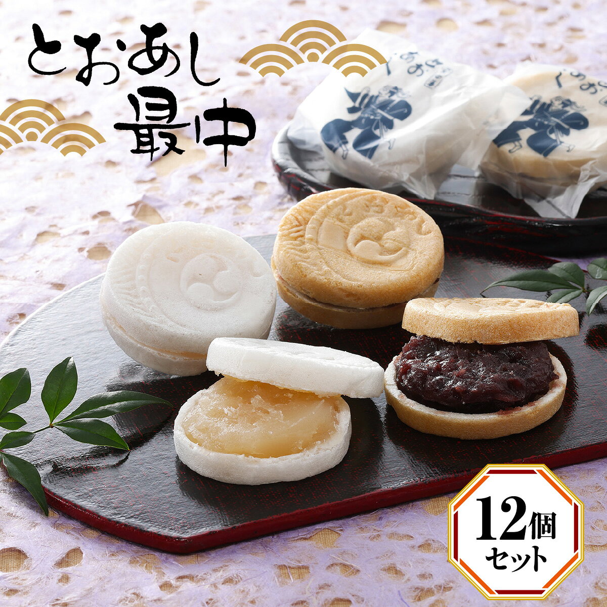 【ふるさと納税】とおあし最中（12個セット） ANBT001