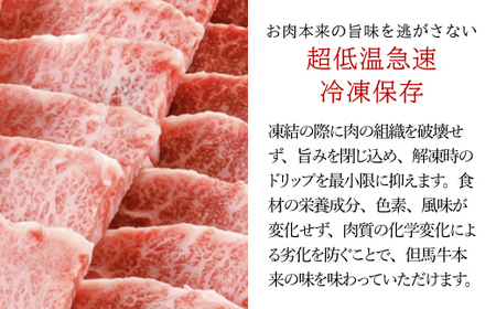 但馬牛カルビ焼肉用【500g】(4～6人前)タレ付(醤油タレ、味噌タレ)【配送不可地域：離島】【1318275】