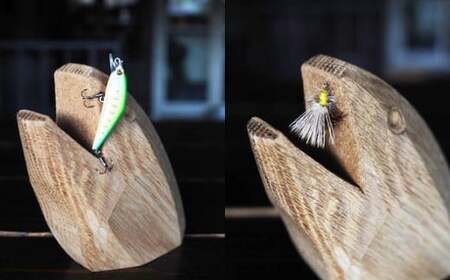 TROUT TROPHY トラウトトロフィー 専用トロフィー 釣り 魚釣り フィッシング トラウト 収納袋付き