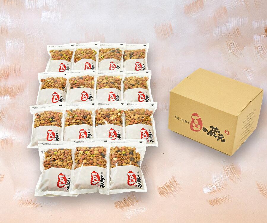 【ふるさと納税】豆の蔵元　一番人気の蔵出し！「よりどりみどり」大袋（310g）×30パック　おかき 豆 豆菓子 せんべい 進物 お菓子 大容量 お豆 人気 送料無料 おいしい おつまみ あられ