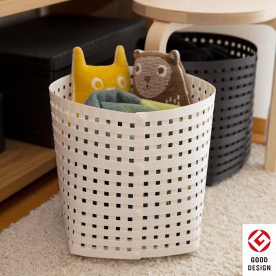 ふるさと納税 奥州市 暮らしを豊かにするシンプルで美しいかご M ホワイト バンドシー [AR004] |  | 02