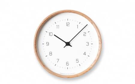 NEUT wall clock / ナチュラル（KK22-09 NT） 民芸品 工芸品 伝統技術 インテリア モダン クラシック 調和 ニュートラル 上質 天然 ホワイトアッシュ 時計 シンプル  FAD-1023