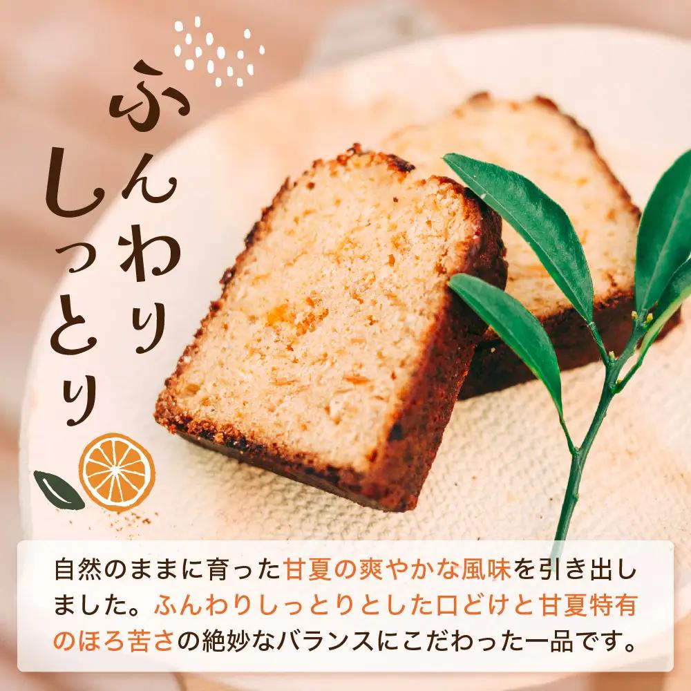 甘夏のパウンドケーキ 1本 広島県 呉市 カステラ ケーキ スイーツ