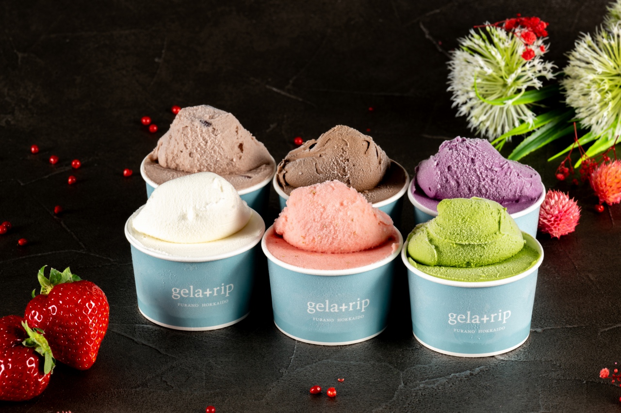 [037-12]びえい牧場の牛乳を使用！gelatrip's selection　ジェラート ２４個BOX