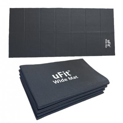 ふるさと納税 渋谷区 uFit Wide Mat【ブラック】 【136031-2】