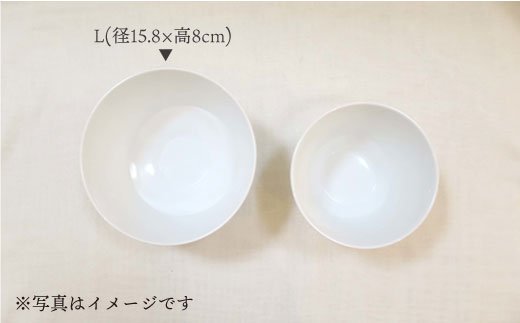【波佐見焼】h+ SEN 丼 どんぶり L 2個セット【堀江陶器】 [JD32]