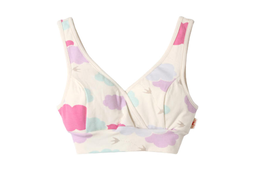 【秋冬】赤ちゃんに優しい授乳服セット ネイビー M トップス タックブラウス レディース 下着 ブラジャー 子育て ベビー マタニティ 茨城県 日本製 日本助産師会が推奨する唯一の授乳用ブラ 授乳ブラ