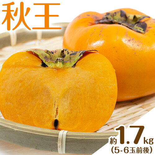 【ふるさと納税】☆2026年出荷☆ 秋王 約1.7kg《11月上旬-11月末頃出荷》福岡県 鞍手郡 鞍手町 柿 かき カキ 種なし 種無し 福岡県産 果物 くだもの フルーツ 【配送不可地域あり】