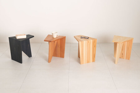 家具 椅子 Grain Stool 黒森 1点