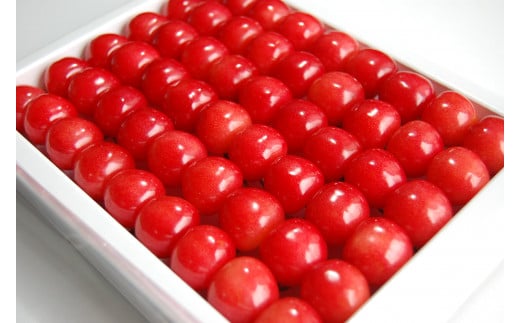 08-10-027　さくらんぼ(佐藤錦)鏡詰め 2L 300g