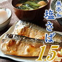 【ふるさと納税】バラ凍結で便利！塩さば（約1.5kg） 無添加 塩サバ バラ凍結 大容量 鯖 さば お弁当.ZH148