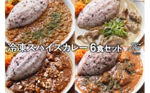 
										
										冷凍 スパイスカレー 4種 計6食セット [カレーライフ 長崎県 雲仙市 item1729] カレー キーマ グリーン チキン ポーク 詰め合わせ 食べ比べ
									