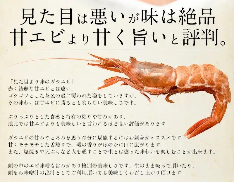 [053-a021] ガラ海老500g 約35尾入り
