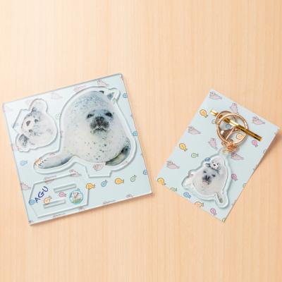ふるさと納税 紋別市 あぐのアクリルスタンド・キーホルダー【アザラシシーパラダイスグッズ】 |  | 01