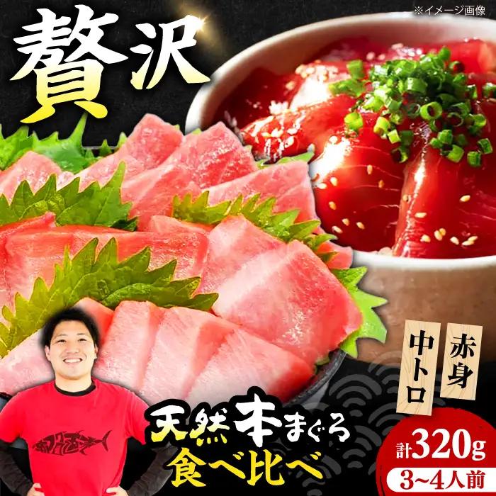 天然本まぐろ赤身＆中トロセット(160g×2) [AOCE002] まぐろ
