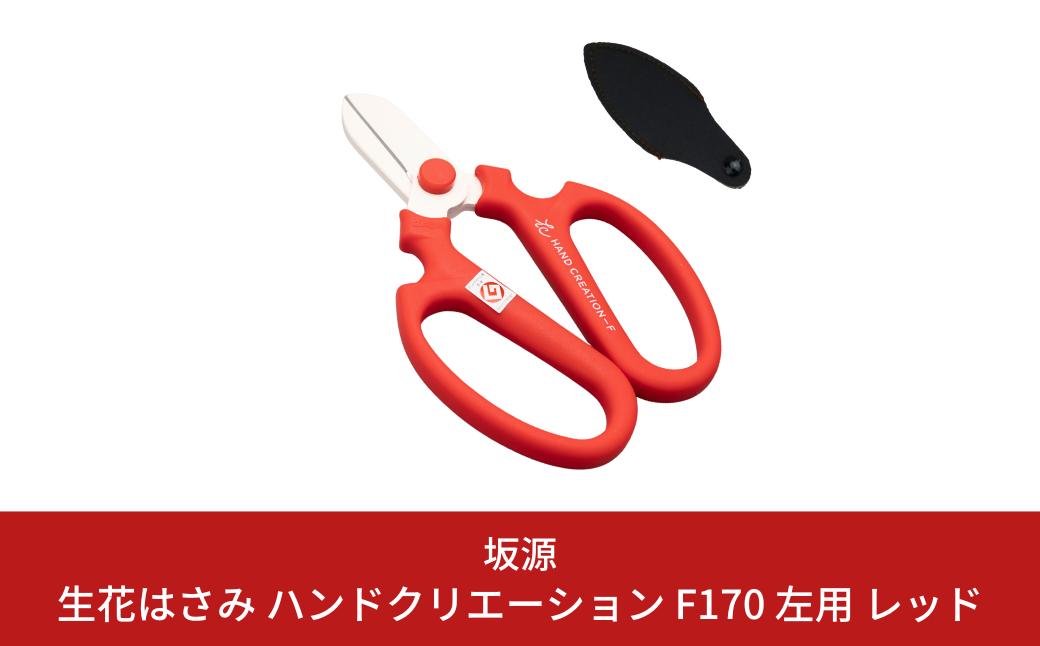 
            生花はさみ ハンドクリエーションF170左用 レッド 花鋏 花ハサミ 園芸ハサミ 生花用 園芸用品 ガーデニング用品 [坂源] 【010S723】
          