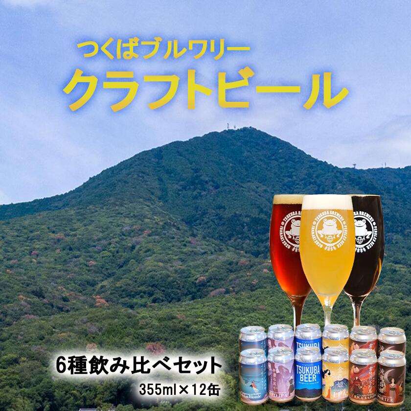 【ふるさと納税】つくばブルワリー クラフトビール12本セット | 飲み比べ クラフトビール ビール お酒 酒 麦酒 IPA 缶 麦芽 ホップ 茨城県 つくば市
