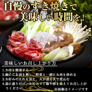 鹿児島県産A5等級黒毛和牛赤身モモスライス (計500g) 黒毛和牛 冷凍 モモスライス【KNOT】 A646