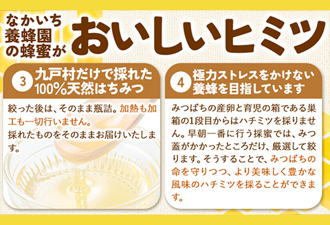 九戸の山栗蜜 天然はちみつ スマート小 265g 中一養蜂園《30日以内に出荷予定(土日祝除く)》岩手県 九戸村 はちみつ 蜂蜜 ---isk_nkygsmts_30d_23_9500---