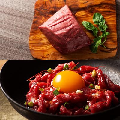 ふるさと納税 産山村 「本場・熊本特産」馬刺し4種の食べ比べ(産山村) |  | 02