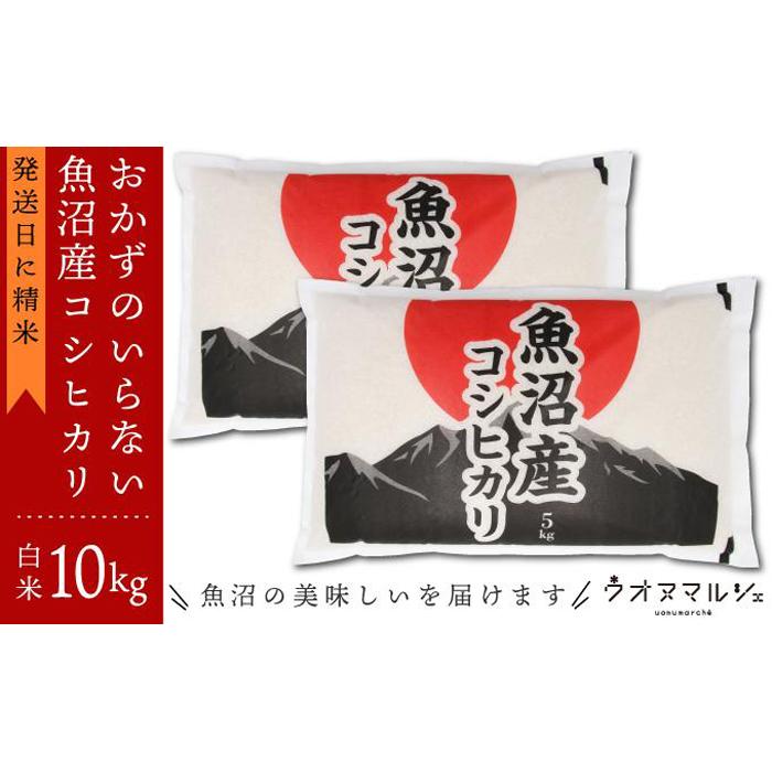 【令和7年産新米予約】おかずのいらない 魚沼産コシヒカリ　白米１０ｋｇ 令和７年産【2025年10月上旬より順次発送予定】