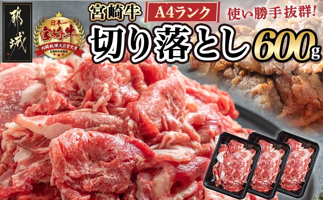 宮崎牛切り落とし600g_AA-2607