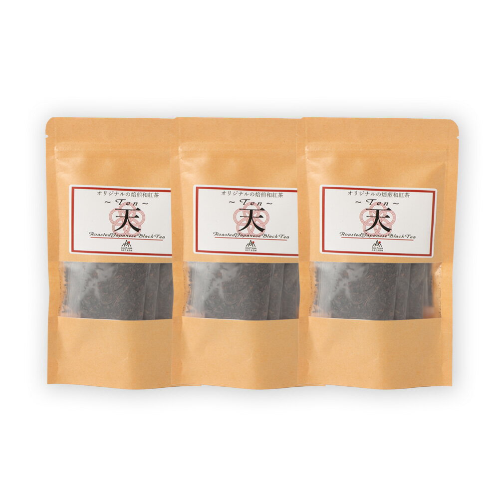 【ふるさと納税】＜選べる定期便＞ 焙煎和紅茶 ～ Ten ～ 天 3個 セット 3回 6回 12回 計216g 計432g 計864g 1回あたり72g （2gx12個入×3袋）紅茶 ティーパック ティーバッグ 個包装 茶葉 国産紅茶 手土産 ギフト 贈り物 熊本県 水俣市 送料無料