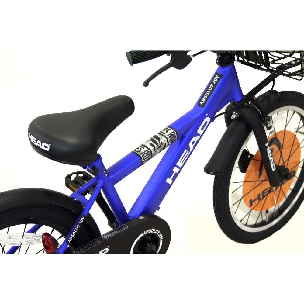 キッズ自転車 18インチ 子供用自転車 HEAD KIDS BIKE 補助輪付き 前カゴ付き 105cm以上 5～8歳 マットブラック 軽量 プレゼント ギフト｜武田産業 人気返礼品 三重県 四日市_