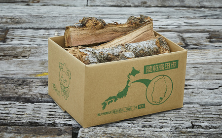 【強火力】 薪 (りんごの木) 10kg 乾燥薪 〈 目安 : 10～15本 〉【 りんご 林檎 薪 キャンプ 薪ストーブ 岩手 陸前高田 】WOOD STOCK Dan