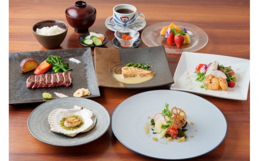 鉄板焼き「知喜多」 知喜多コース【２名様体験チケット】