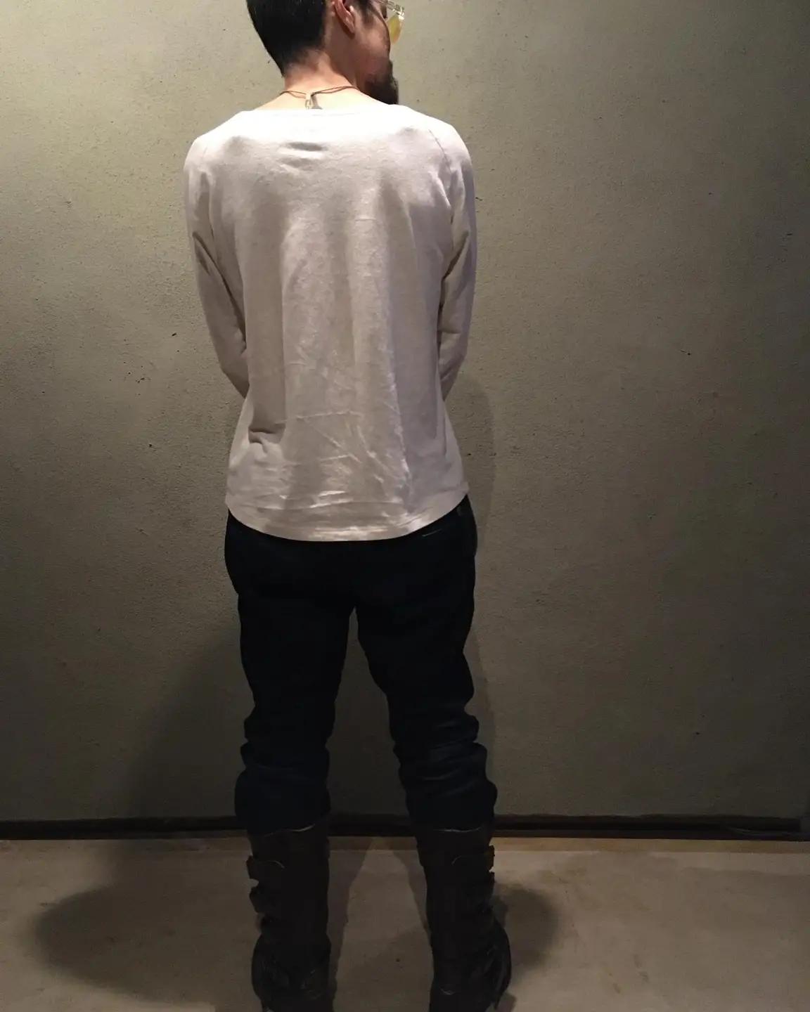 旅人の長袖（麻綿のラグラン長袖） サイズA（S~M） 長袖 カットソー