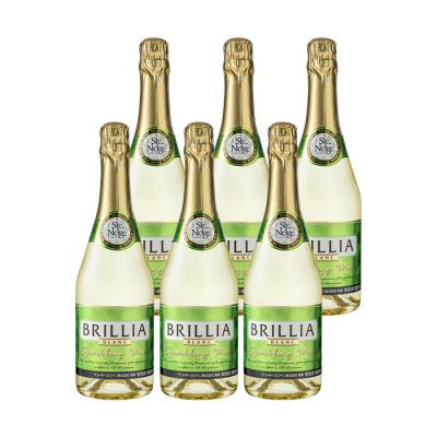 ふるさと納税 山梨市 スパークリングワイン「ブリリア　白」720ml 6本セット |  | 01