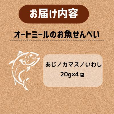 ふるさと納税 精華町 【ペット用】BariShBariShオートミールのお魚せんべい (鯵、カマス、鰯) (20g×4袋) |  | 03