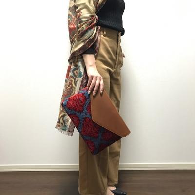 ふるさと納税 橋本市 クラッチバッグ 菱小紋 レッド |  | 02