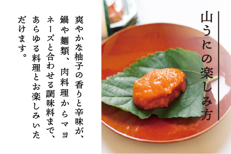 ゆず丸ケースと山うにセット 中辛×辛口 中辛×辛口