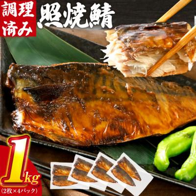 ふるさと納税 田川市 さば 照焼鯖 2枚×4P(約1kg)(田川市)