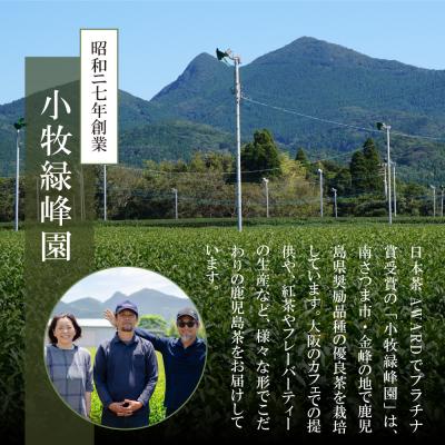 ふるさと納税 南さつま市 【鹿児島県産】特撰深蒸し茶「峰の誉」3本セット (100g×3袋) |  | 01