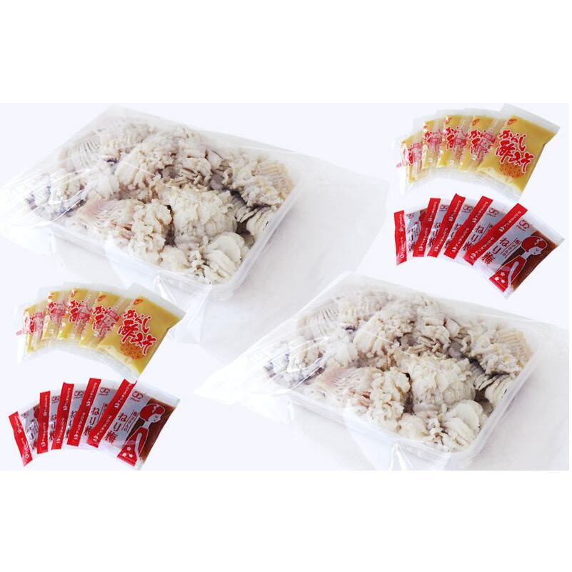 地物 手作り鱧おとし（湯引きはも）700g からし酢みそ・梅肉付 099H522_イメージ2