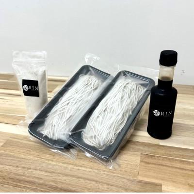 ふるさと納税 日光市 日光発 冷凍そばセット(冷凍そば160g×2P そばつゆ200ml×1本　そば湯の素120g×1P)