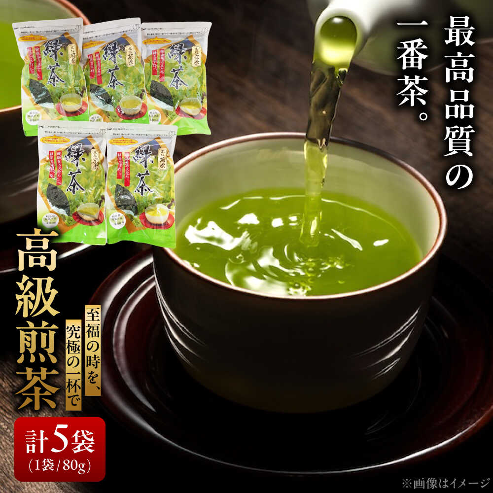 【ふるさと納税】【岐阜県瑞浪市産】 高級煎茶 5袋セット 瑞浪市 / 成瀬農場 瑞芳園 国産 お茶 日本茶[AZBP015]