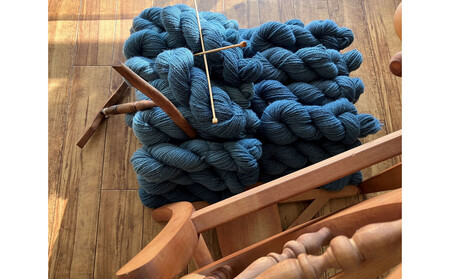 横浜藍毛糸300g〔Blue100g×3かせ〕 APC0003