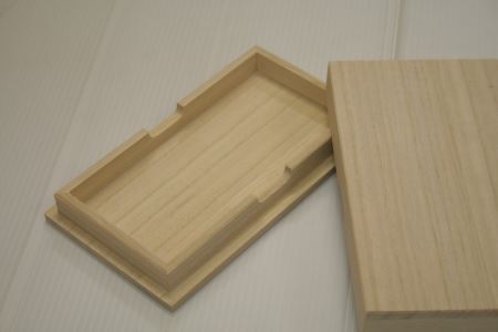 札束用桐箱【300万円サイズ貯金箱1個】たんす預金・結納に最適！