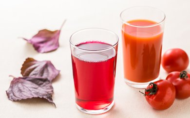 【ふるさと納税】厚真のお母さん手作り！こだわりドリンク 4本セット（紫蘇・トマト 500ml×2本）《厚真町》【手づくりグループあすなろ】 しそ 紫蘇 とまと トマト ジュース 手づくり セット 北海道 [AXAQ005]