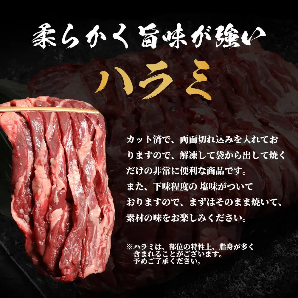 厚切り 牛 ハラミ ステーキ＆ 厚切り 牛タン 【合計 1㎏ 】067-0672