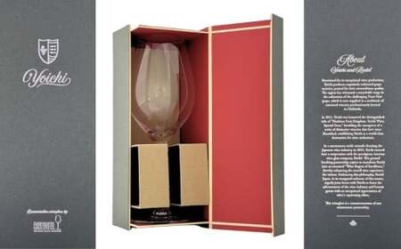 【先行予約：2025年11月以降順次発送】リーデル社製【Yoichiロゴ入り】ワイングラスWHITE（ボックス入り）_Y034-0107