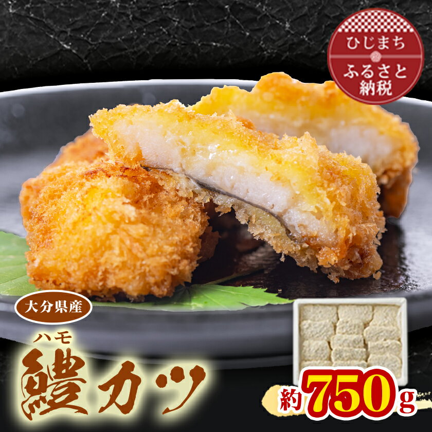 【ふるさと納税】大分県産鱧カツ(小)(約750g) おかずやおつまみにおすすめ!_ 鱧 カツ 国産 フライ おかず お弁当 夕飯 おすすめ 送料無料 人気 贈答 ギフト プレゼント 鱧カツ 簡単調理 便利 おつまみ 大分 日出町 【配送不可地域：離島】【1078243】